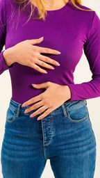 Moon Core Ribbed Cotton Bodysuit